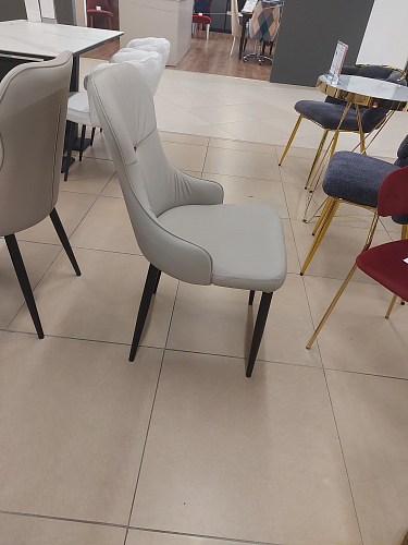 Стул на металлокаркасе Neli gray / black из шоурума 4